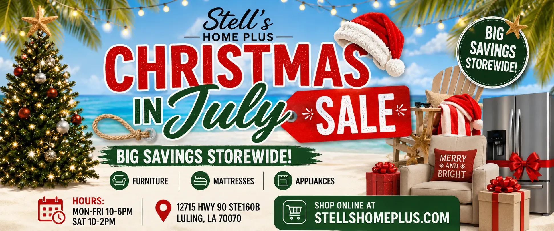 Christmas in July Sale